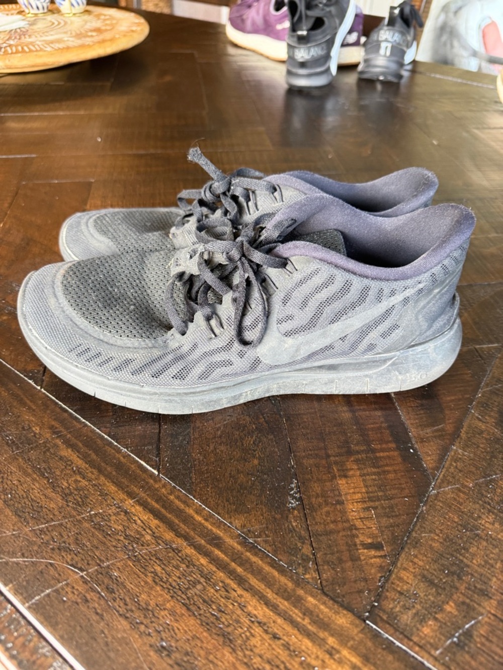 Nike Black Mesh Athletic Sneakers